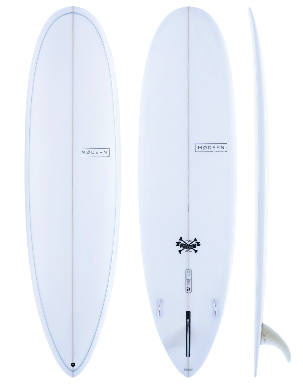 Modern surfboards store longboard